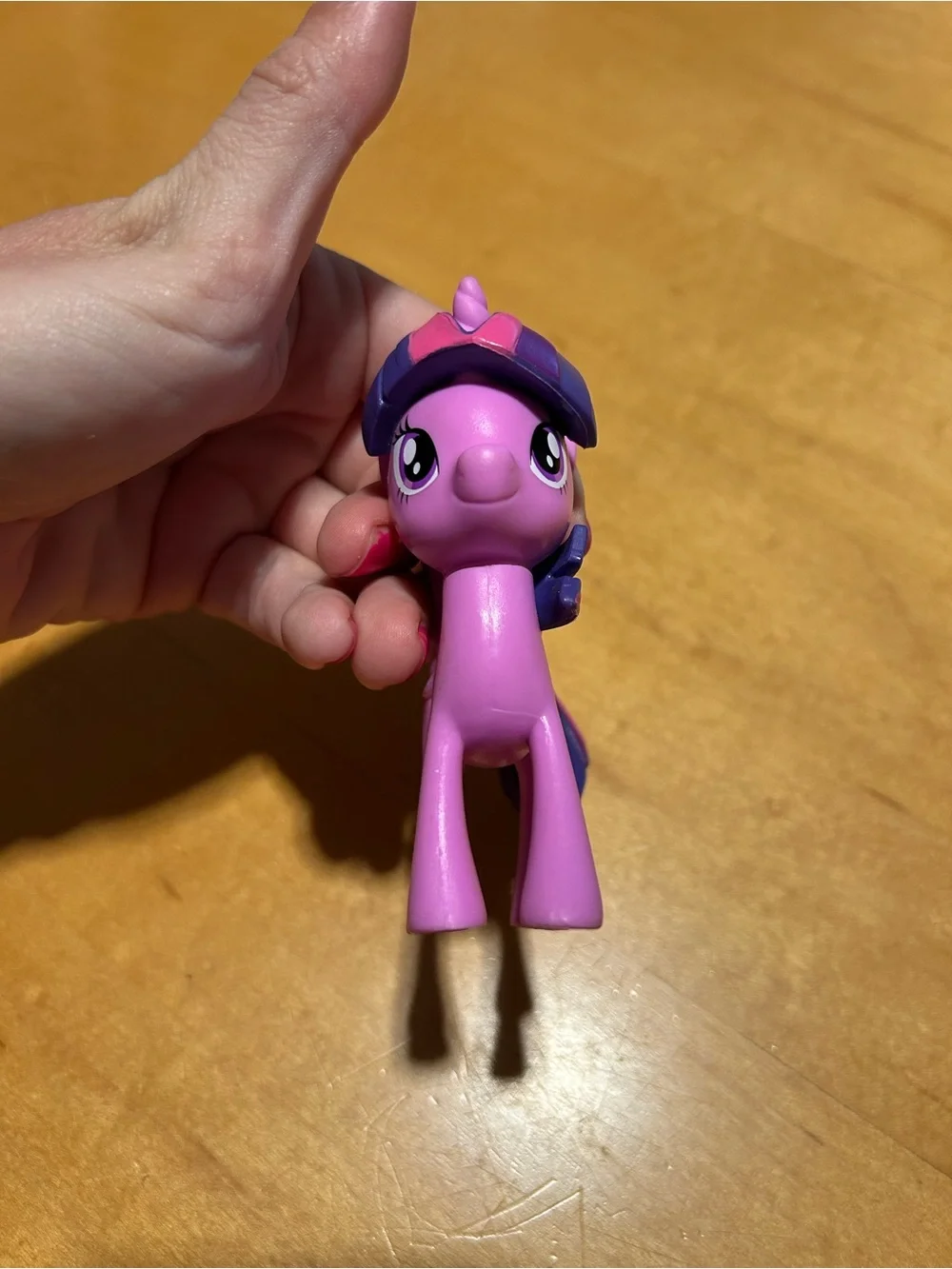 My Little Pony Purple Winged Pony Figure with Pink and Dark Purple Mane